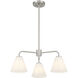 Blair 3 Light 24 inch Satin Nickel Chandelier Ceiling Light